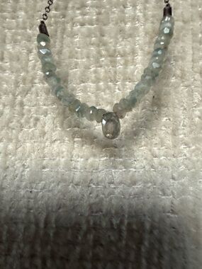 Raw diamond delicate necklace